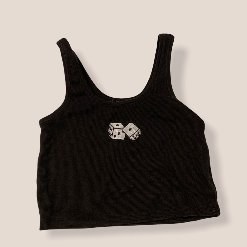 Forever 21 Dice Crop Top